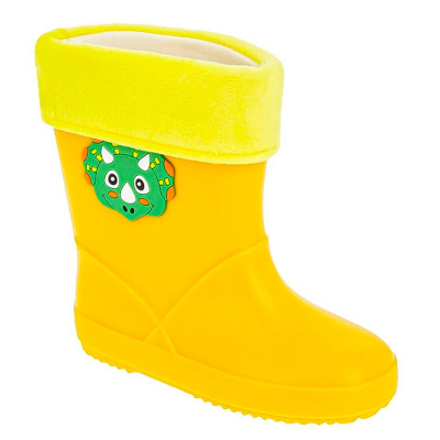 Сапоги резиновые для мальчика и девочки Kenka EWR_60309_yellow 1